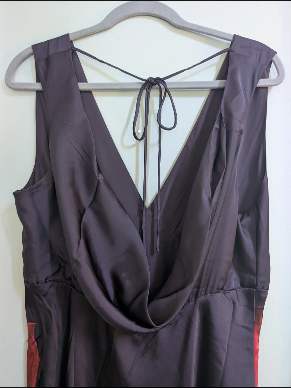 Abercrombie & Fitch NWT L Petite Draped Back Maxi Dress